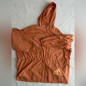 Adidas Orange Rain Jacket